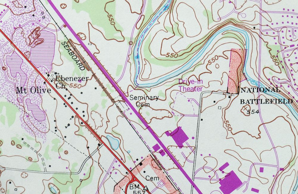 Walterhill Tennessee Murfreesboro Smyrna USGS Topo Map 1984 - Image 3