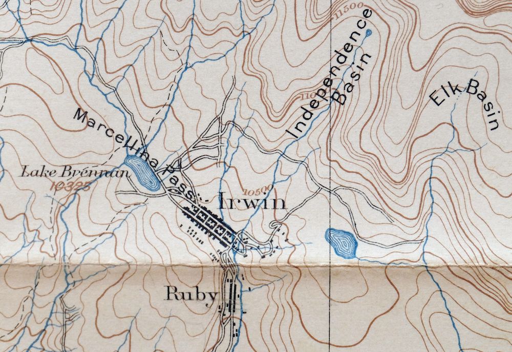 Anthracite Colorado USGS 15-Min Topographic Map 1918 Antique - Image 4