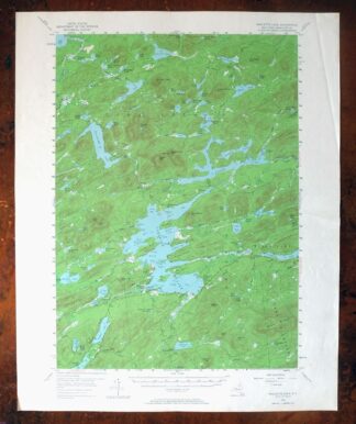 Raquette Lake New York Speculator USGS Topo Map 1964 Vintage