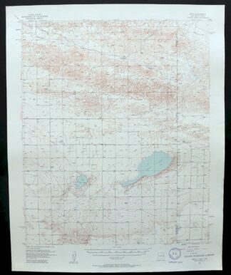 Arch New Mexico Grulla NWR USGS 15-Min Topo Map 1958 Vintage