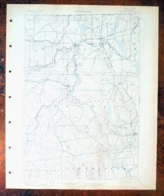 Mooers New York West Chazy Altona USGS Topo Map 1912 Antique
