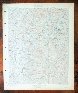 Nicholas West Virginia Summersville Cowen USGS Topo Map 1912