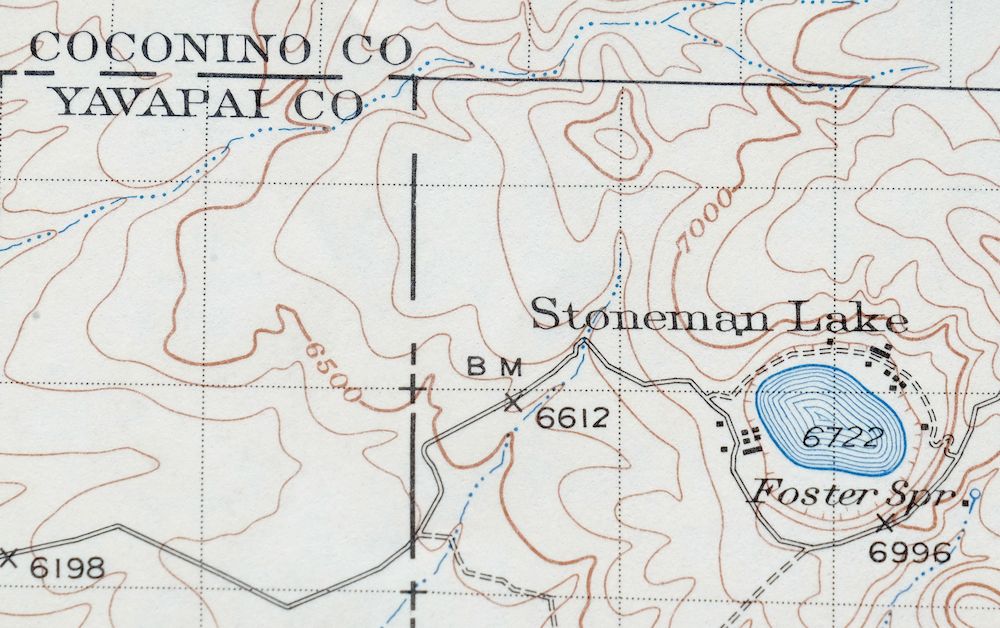 Camp Verde Arizona Cottonwood Sedona USGS Topo Map 1965 - Image 5