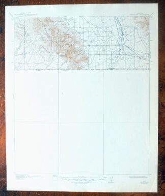 Hereford Arizona Sierra Vista USGS Topo Map 1946 Vintage