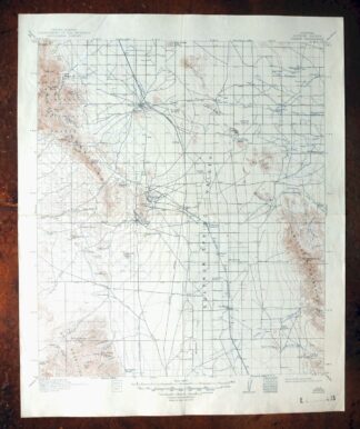 Pearce Arizona McNeal Gleeson USGS Topo Map 1948 Vintage