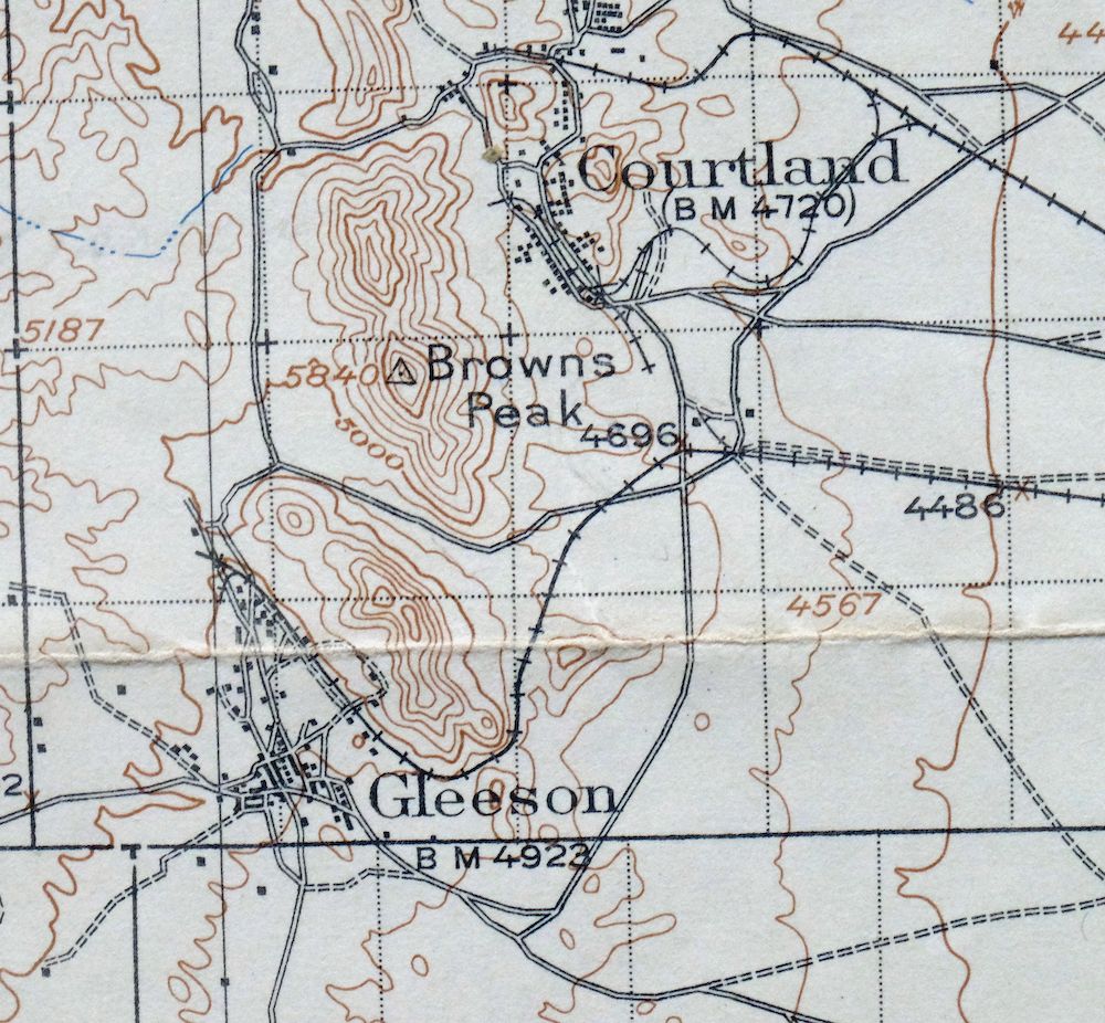 Pearce Arizona McNeal Gleeson USGS Topo Map 1948 Vintage - Image 2
