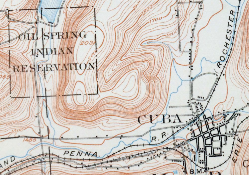 Olean New York Saint Bonaventure Allegany USGS Topo Map 1909 - Image 4