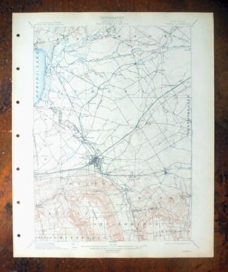 Oneida New York Rome Canastota USGS Topo Map 1909 Antique