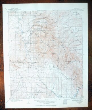 Mogollon New Mexico Pleasanton Mule Creek USGS Topo Map 1964