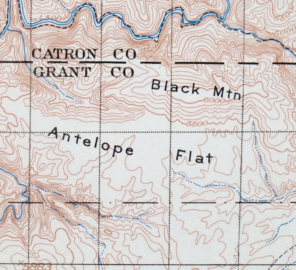 Mogollon New Mexico Pleasanton Mule Creek USGS Topo Map 1964 - Image 4