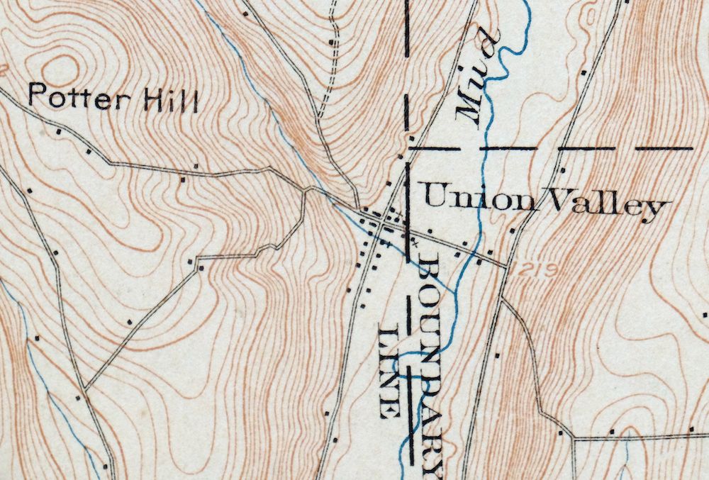 Pitcher New York South Otselic USGS Topo Map 1910 Antique - Image 3