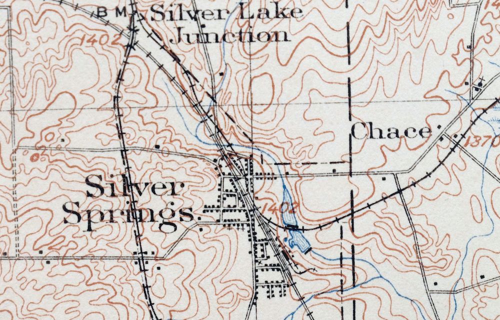 Portage New York Perry Warsaw USGS Topo Map 1912 Antique - Image 2