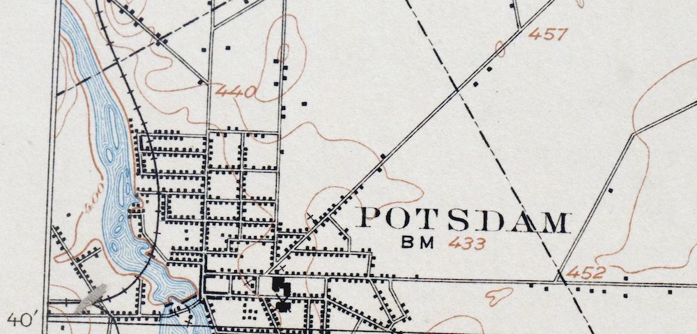 Potsdam New York Norwood Colton USGS Topographic Map 1908 - Image 3