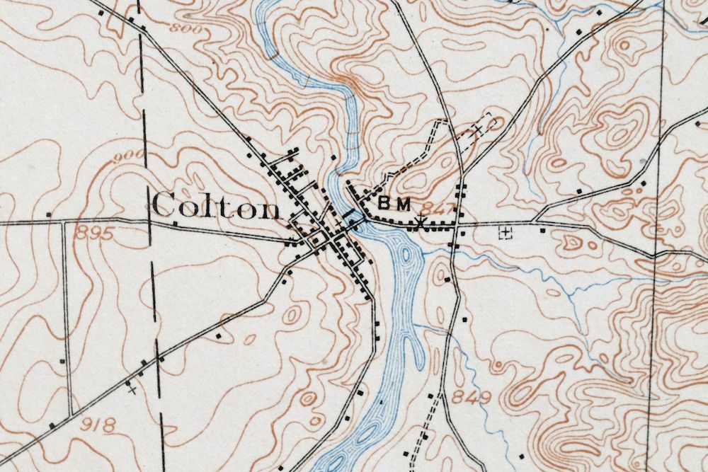 Potsdam New York Norwood Colton USGS Topographic Map 1908 - Image 6