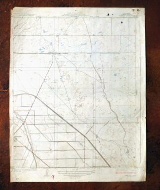 Jamesan California Tranquillity USGS Topo Map 1924 Antique