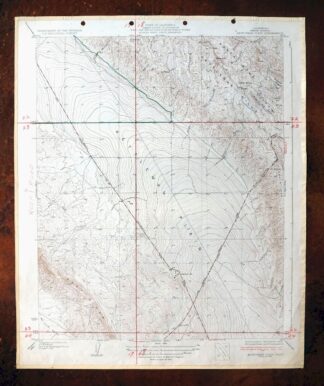 Kettleman Plain California Avenal USGS Topo Map 1933 Antique