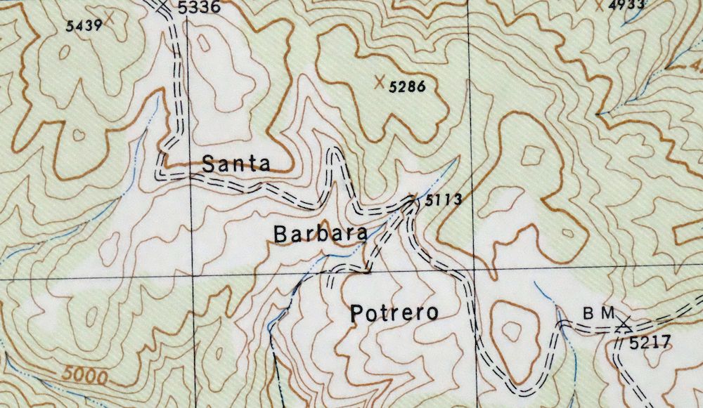 Salisbury Potrero California USGS Topo Map 1944 Vintage - Image 3