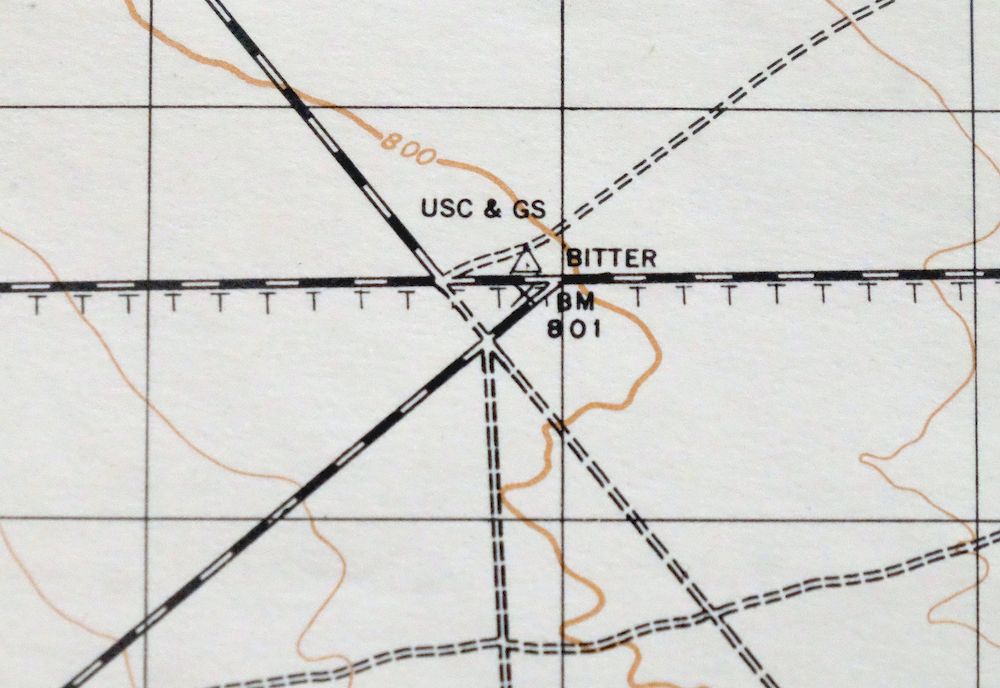 Shale Point California Temblor Range USGS Topo Map 1943 - Image 4