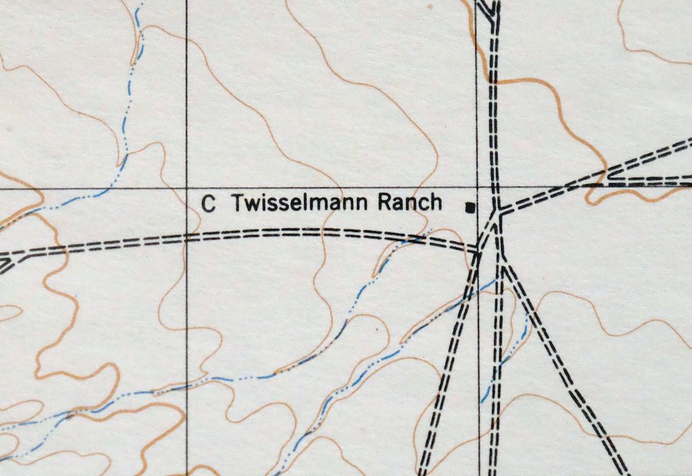 Shale Point California Temblor Range USGS Topo Map 1943 - Image 3