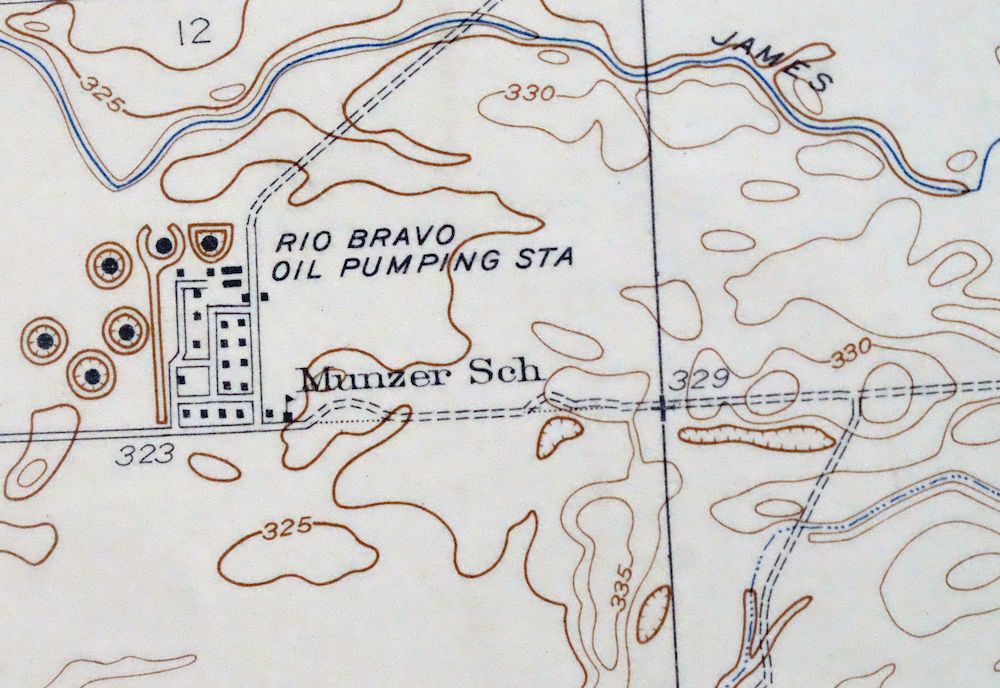 Stevens California Bakersfield Rosedale USGS Topo Map 1940 - Image 3