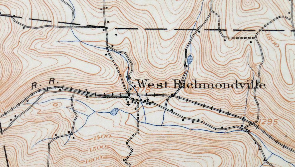 Richmondville New York Cobleskill USGS Topo Map 1911 Antique - Image 5