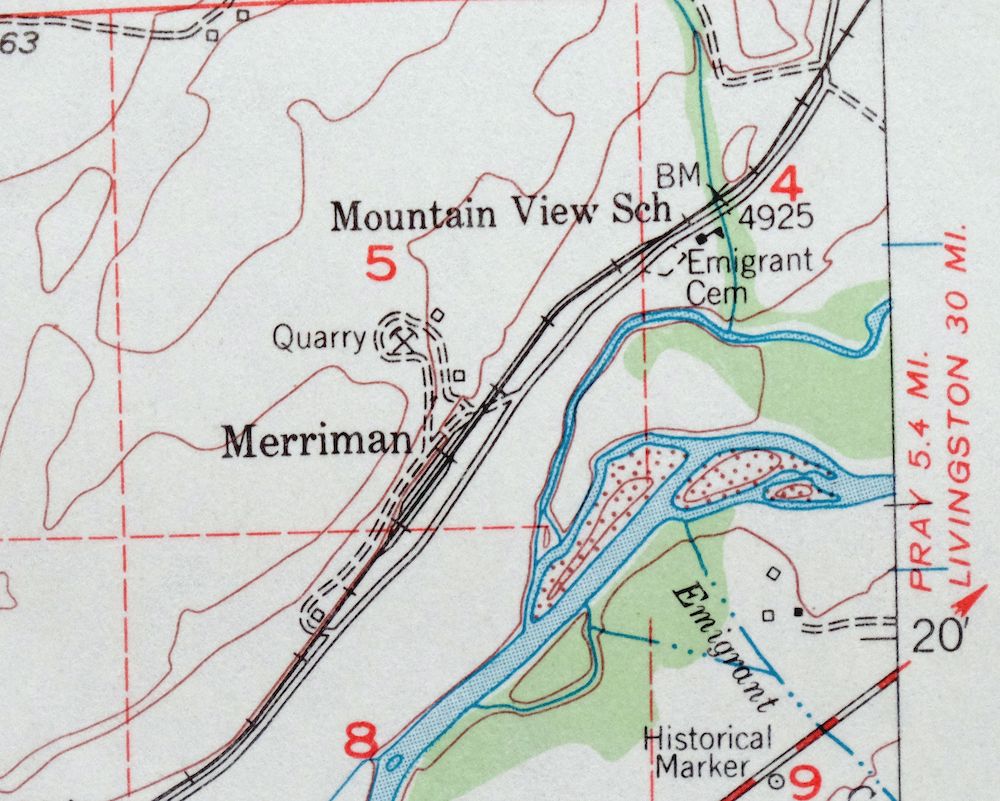 Fridley Peak Montana USGS 15-Min Topo Map 1972 Vintage - Image 5