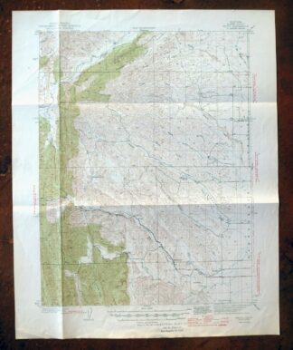 Fruto California Stony Creek Nye Creek USGS Topo Map 1944