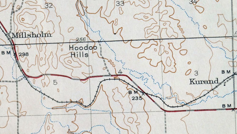 Fruto California Stony Creek Nye Creek USGS Topo Map 1944 - Image 5