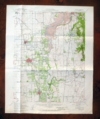 Gridley California Oroville Live Oak USGS Topo Map 1959
