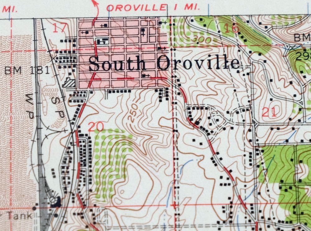 Gridley California Oroville Live Oak USGS Topo Map 1959 - Image 7