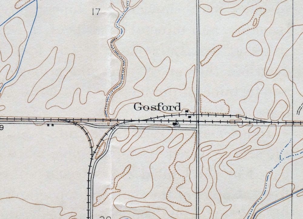 Gosford California Bakersfield USGS Topo Map 1941 Antique - Image 4