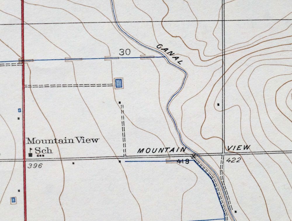 Fairfax School California Lamont USGS Topographic Map 1939 - Image 6