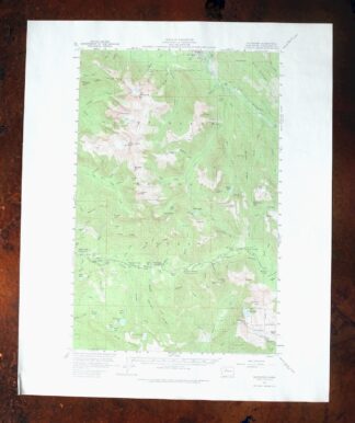 Silverton Washington Darrington Verlot USGS Topo Map 1975