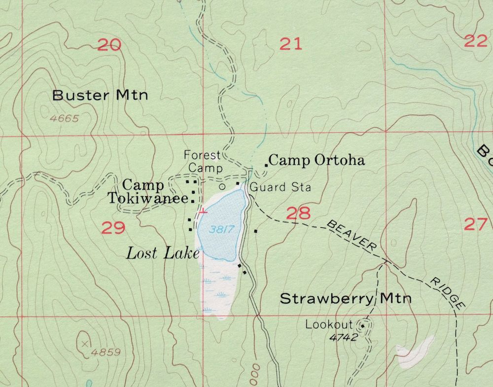 Mount Bonaparte Washington Molson Chesaw USGS Topo Map 1966 - Image 4