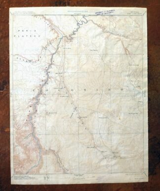 Echo Cliffs Arizona Tuba City Page USGS 60-Min Topo Map 1913