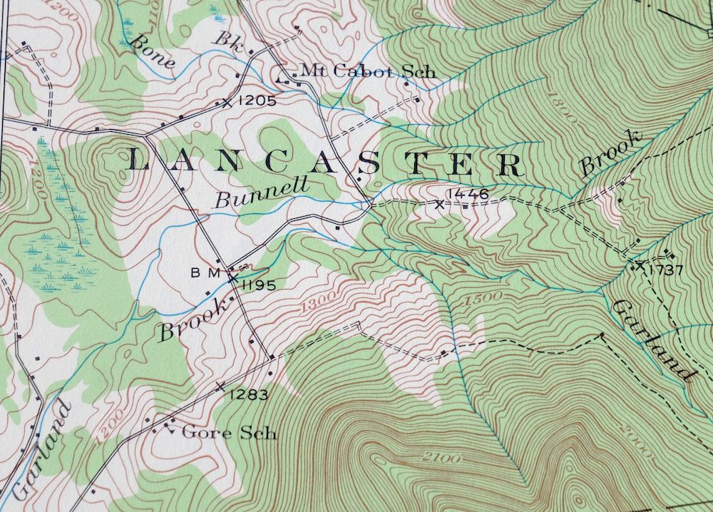 Mount Washington New Hampshire Berlin USGS Topo Map 1967 - Image 5