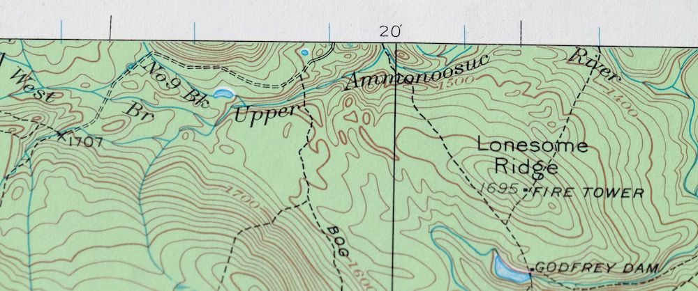 Mount Washington New Hampshire Berlin USGS Topo Map 1967 - Image 7