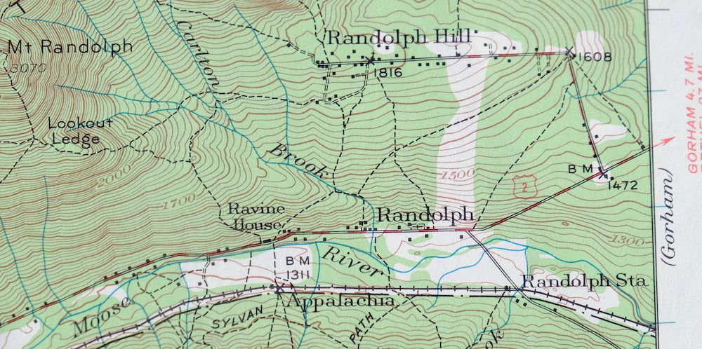 Mount Washington New Hampshire Berlin USGS Topo Map 1967 - Image 6