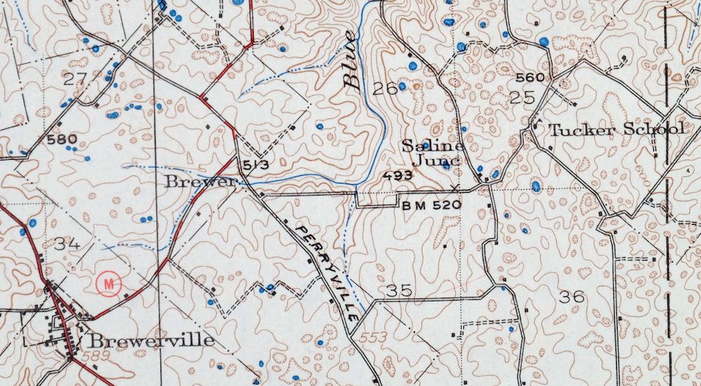 Chester Missouri Perryville Saint Mary USGS Topo Map 1964 - Image 6