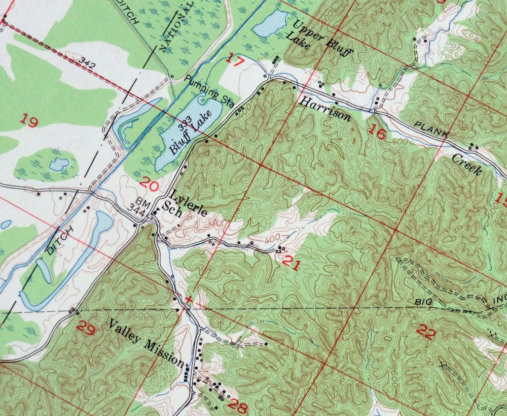 Jonesboro Illinois Cape Girardeau Anna USGS Topo Map 1963 - Image 5