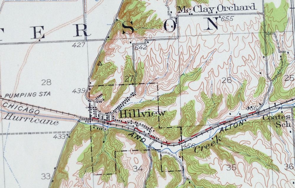 Pearl Illinois Kampsville Eldred USGS Topo Map 1956 Vintage - Image 6