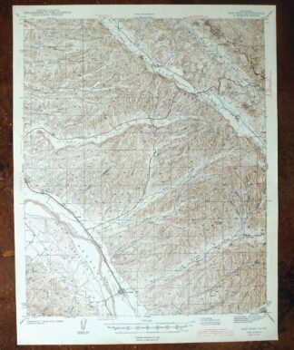 San Ardo California Salinas River USGS Topographic Map 1943