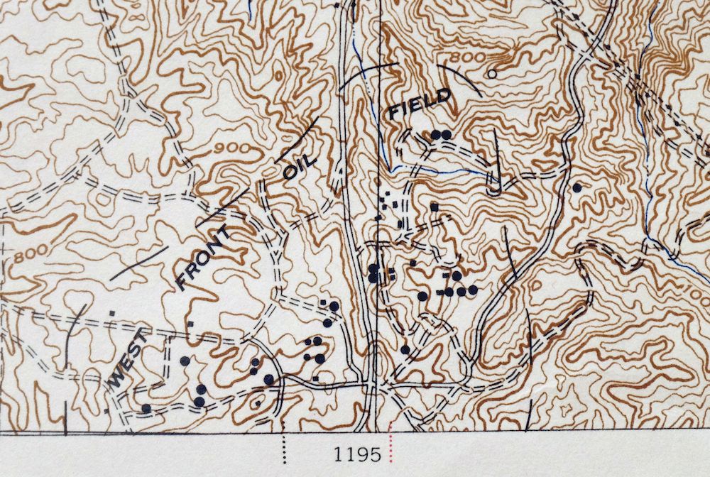 Slater California Delano Shafter USGS Topo Map 1942 Antique - Image 5