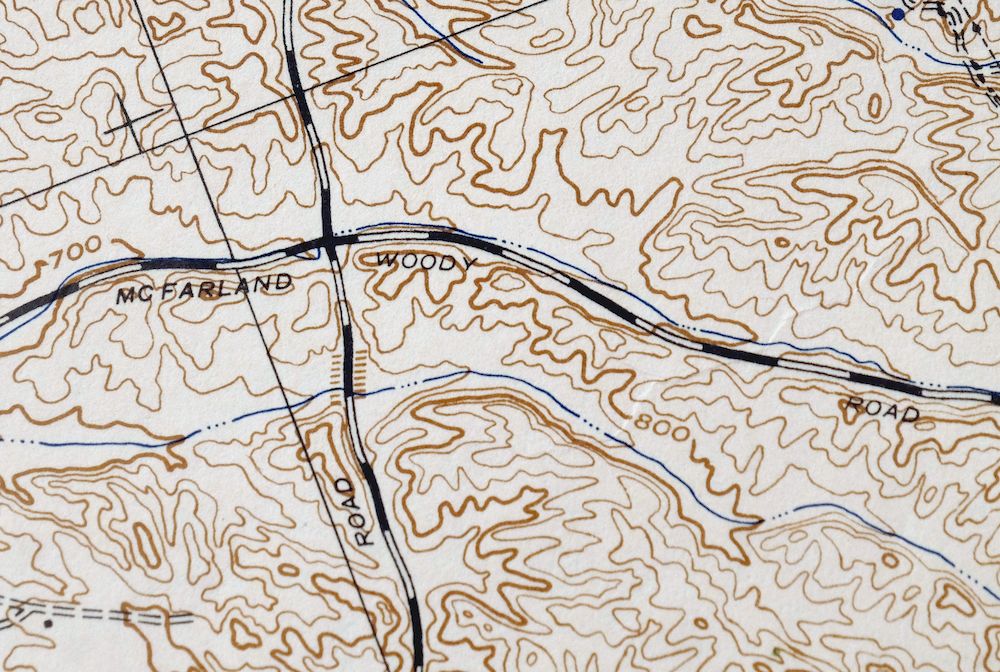 Slater California Delano Shafter USGS Topo Map 1942 Antique - Image 6