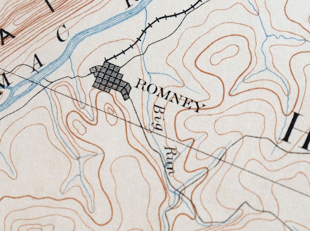 Romney West Virginia Keyser Delray USGS Topographic Map 1909 - Image 4
