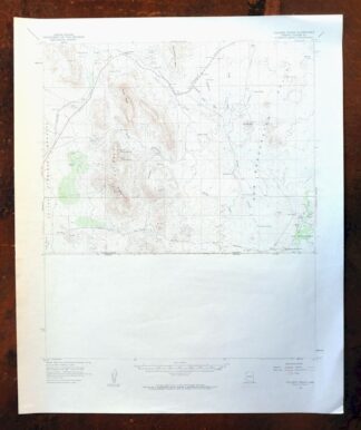 College Peaks Arizona Douglas USGS Topo Map 1959 Vintage