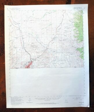 Nogales Arizona Rio Rico Northeast USGS 15-Min Topo Map 1972