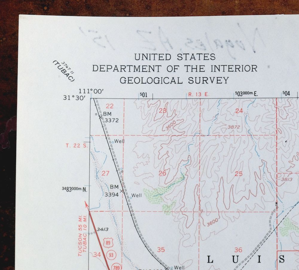 Nogales Arizona Rio Rico Northeast USGS 15-Min Topo Map 1972 - Image 6