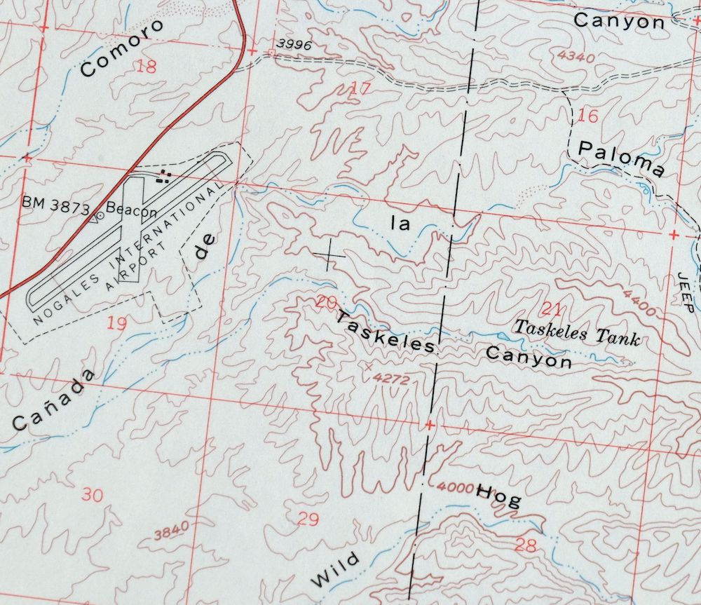 Nogales Arizona Rio Rico Northeast USGS 15-Min Topo Map 1972 - Image 4