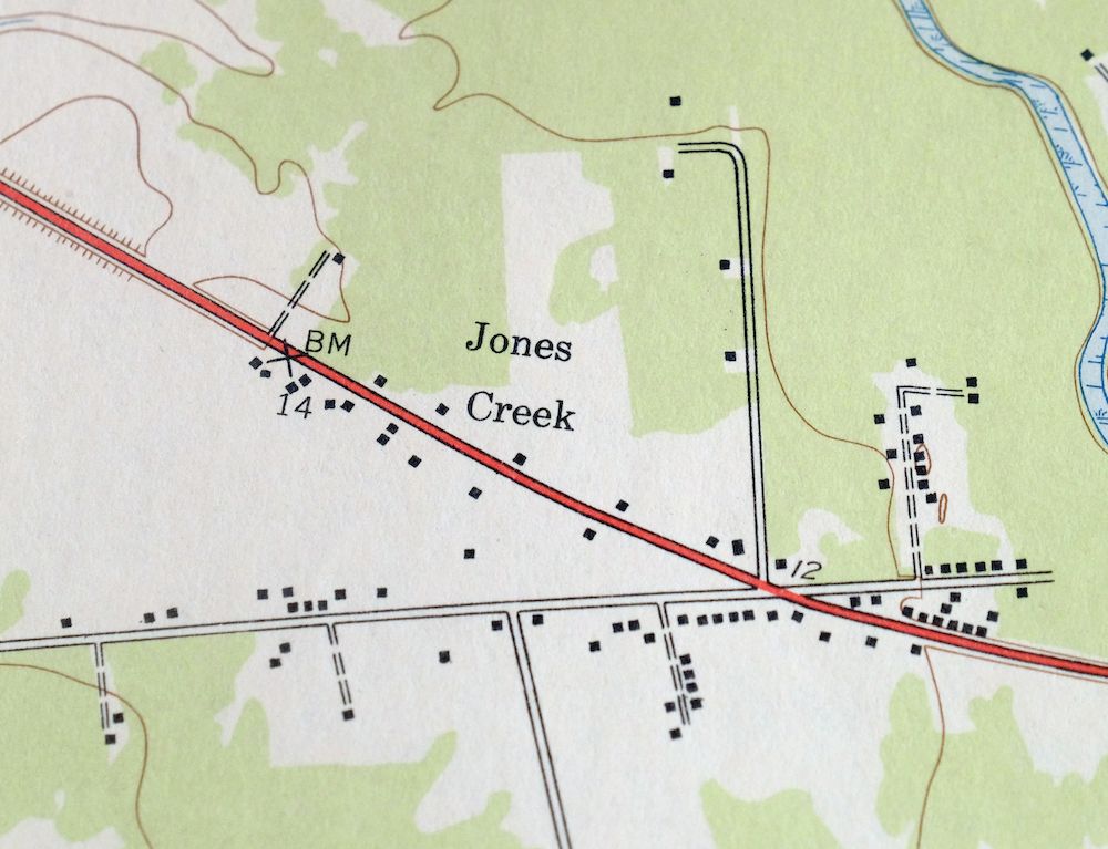 Jones Creek Texas Lake Jackson Freeport USGS Topo Map 1956 - Image 5